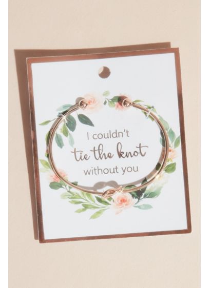 I Couldnt Tie The Knot Without You Bracelet - Wedding Gifts & Decorations